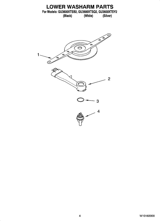 Diagram for GU3600XTSB2