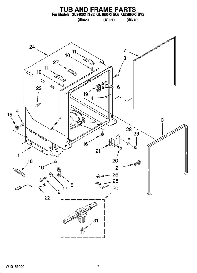 Diagram for GU3600XTSQ2