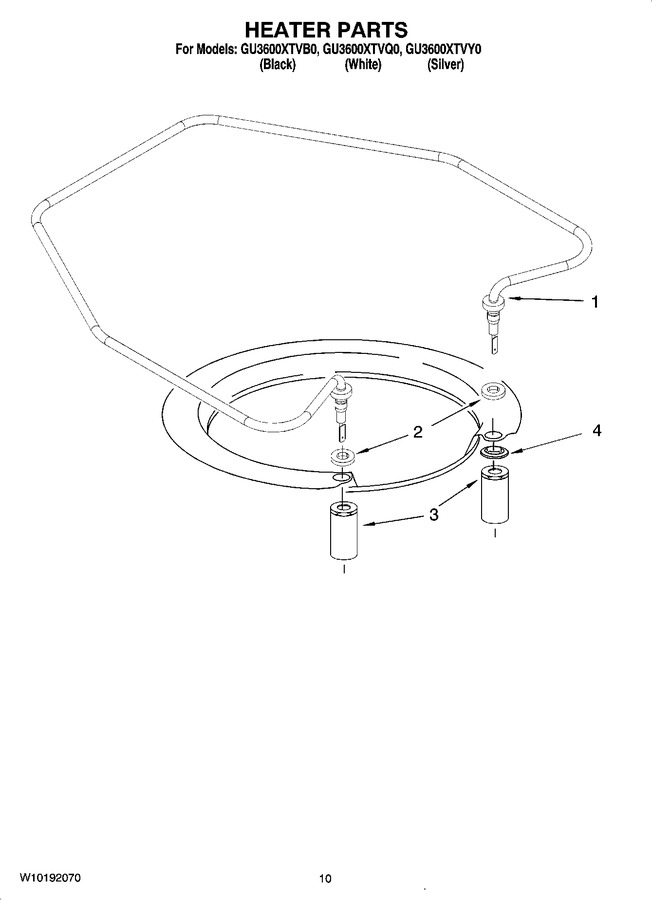 Diagram for GU3600XTVB0