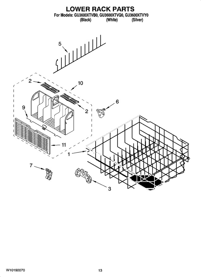 Diagram for GU3600XTVB0