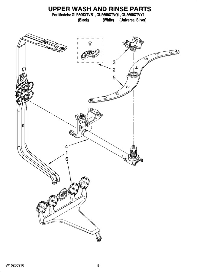 Diagram for GU3600XTVY1