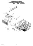 Diagram for 10 - Lower Rack Parts