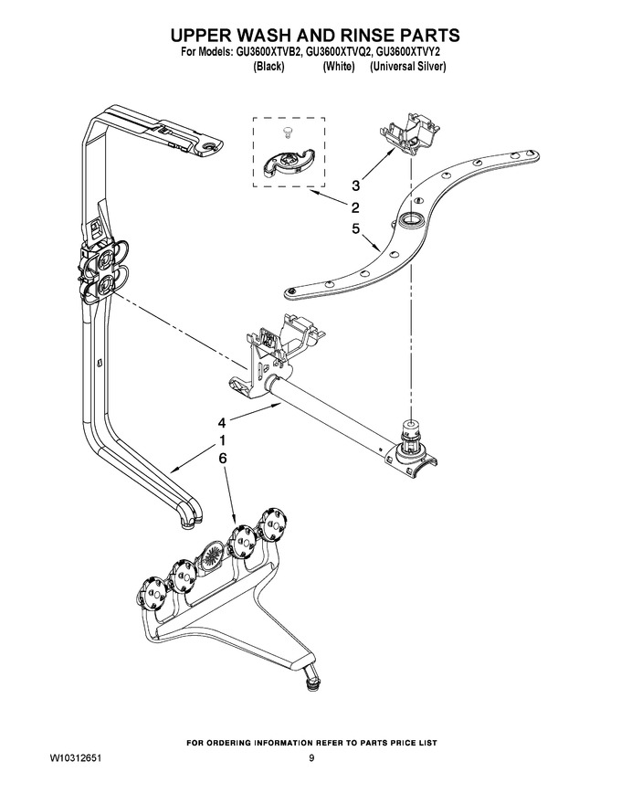 Diagram for GU3600XTVY2