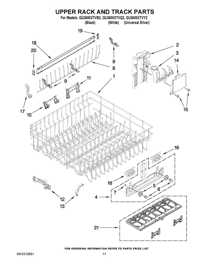 Diagram for GU3600XTVY2