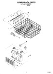 Diagram for 11 - Lower Rack Parts