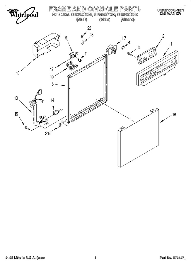 Diagram for GU940SCGB0