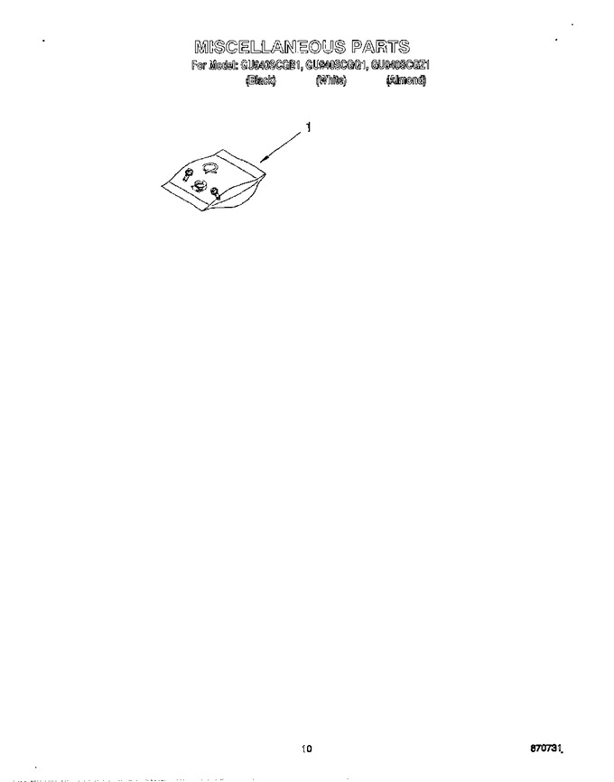 Diagram for GU940SCGQ1