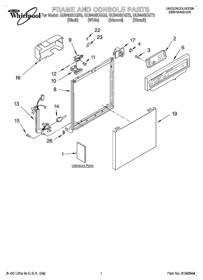 Diagram for GU940SCGB3