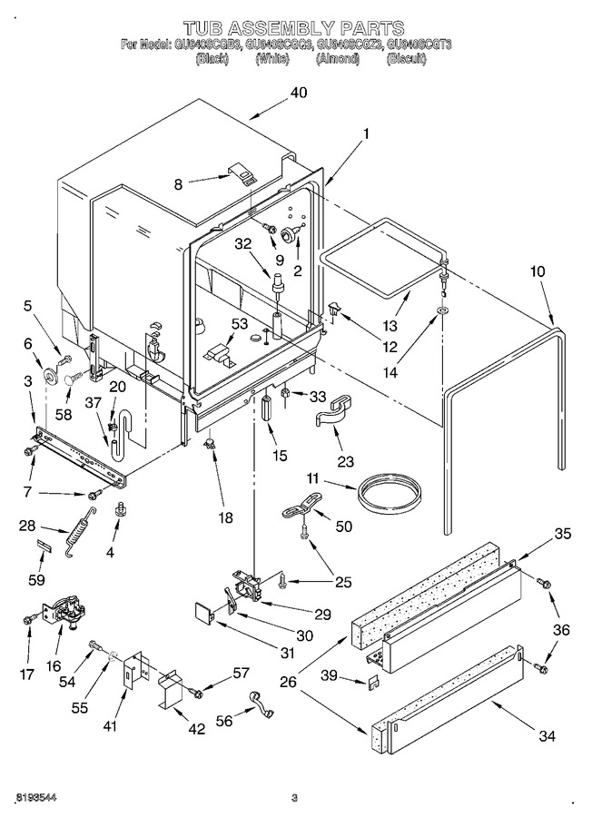Diagram for GU940SCGQ3