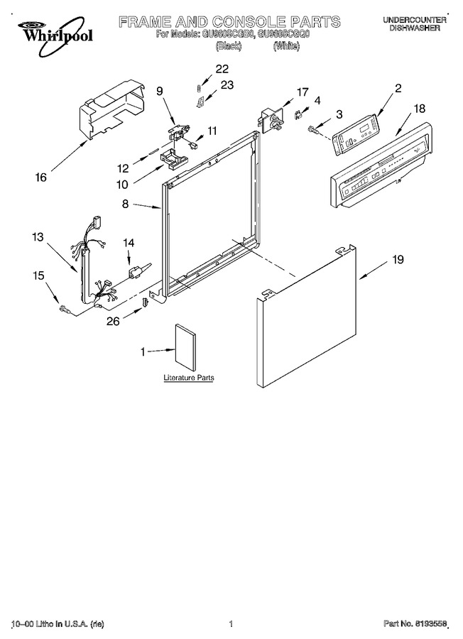 Diagram for GU960SCGB0