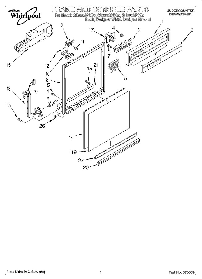 Diagram for GU980QPDZ0