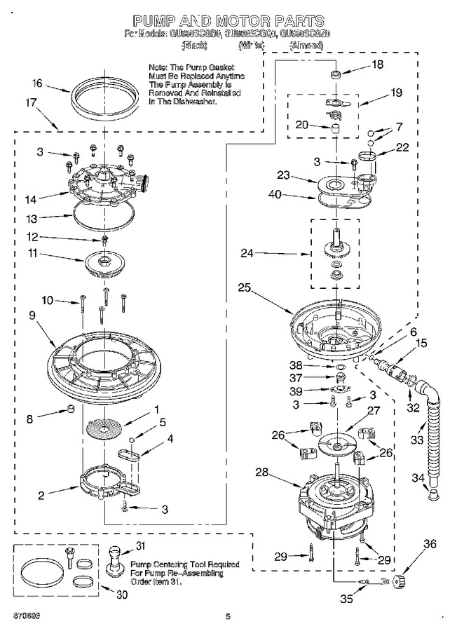 Diagram for GU980SCGB0
