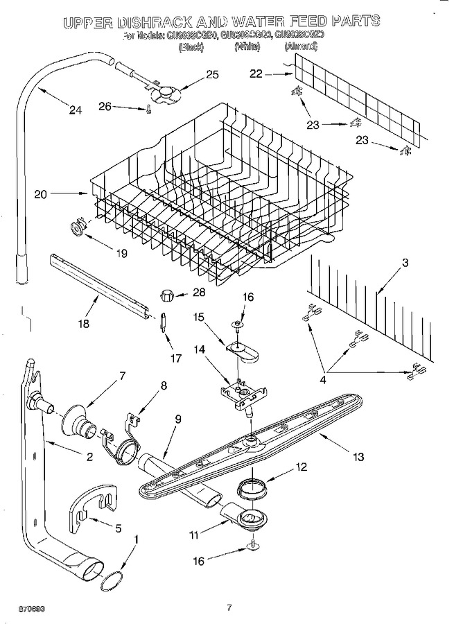 Diagram for GU980SCGB0