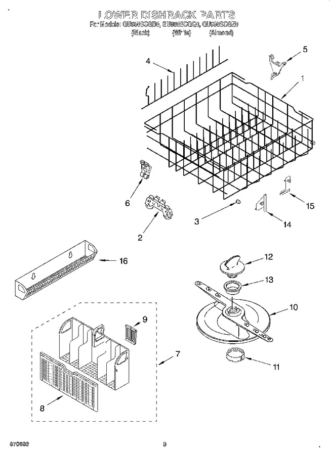 Diagram for GU980SCGZ0