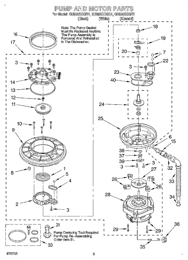 Diagram for GU980SCGZ1