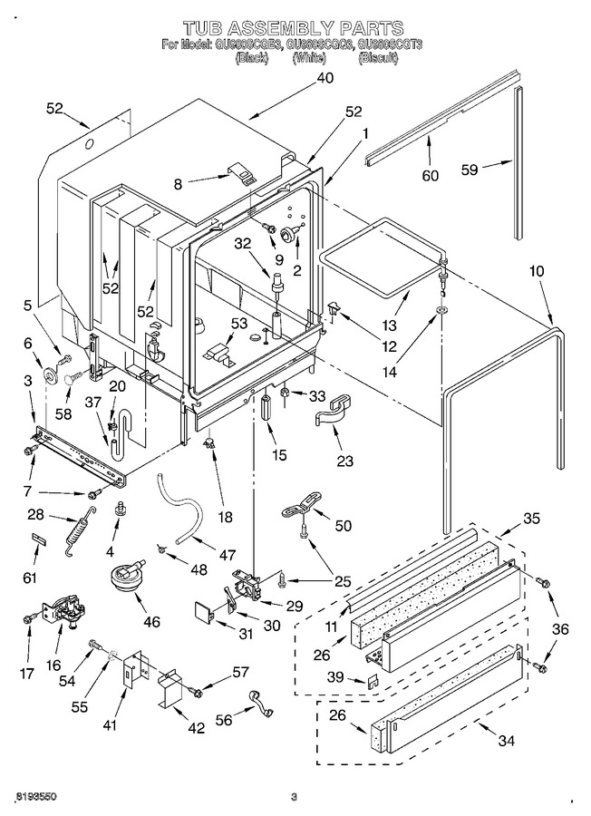 Diagram for GU980SCGB3