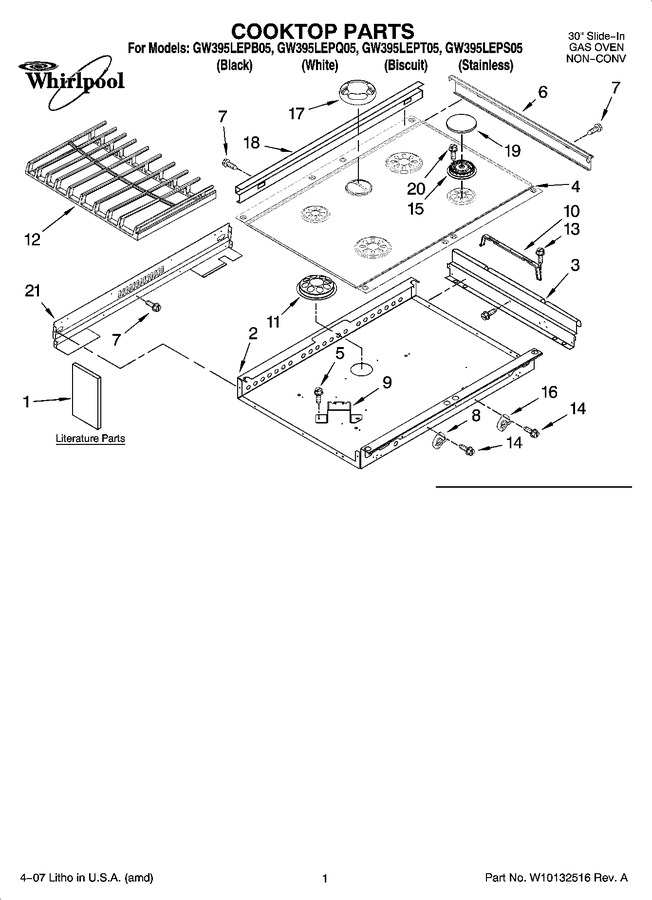 Diagram for GW395LEPQ05