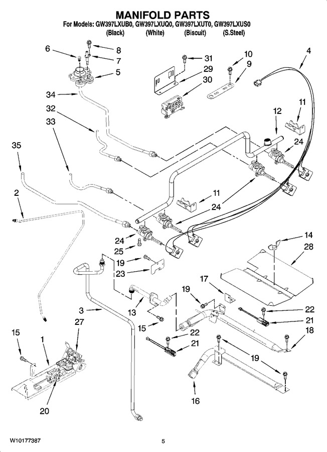 Diagram for GW397LXUS0