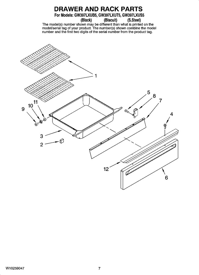Diagram for GW397LXUB5