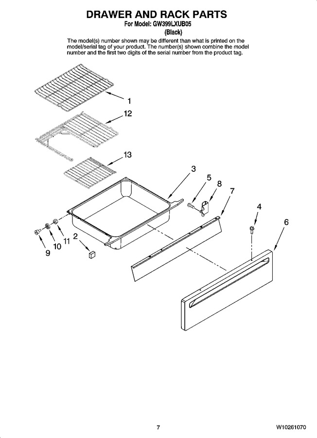 Diagram for GW399LXUB05