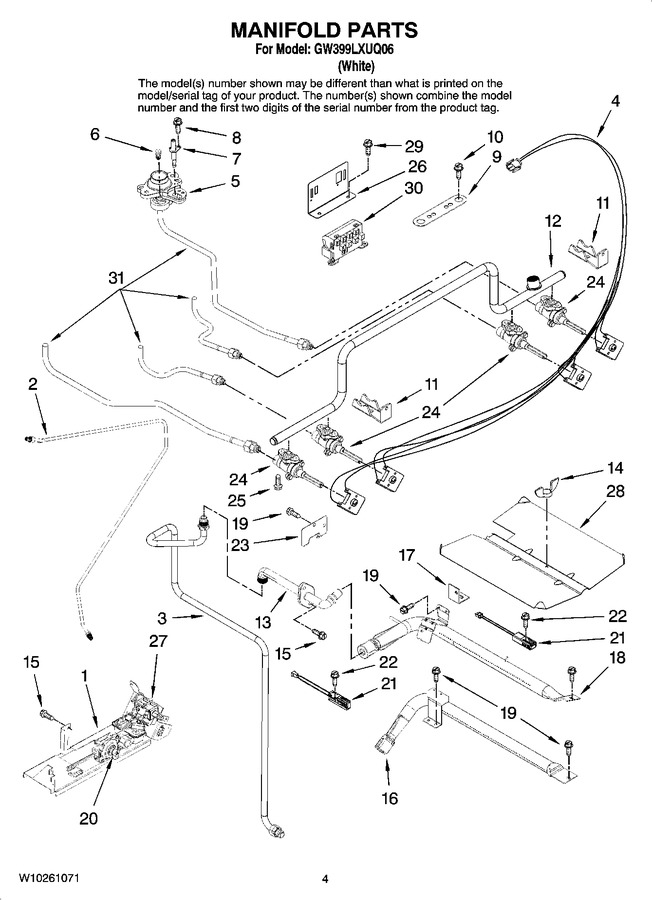 Diagram for GW399LXUQ06
