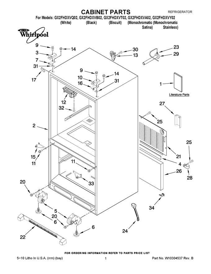 Diagram for GX2FHDXVT02