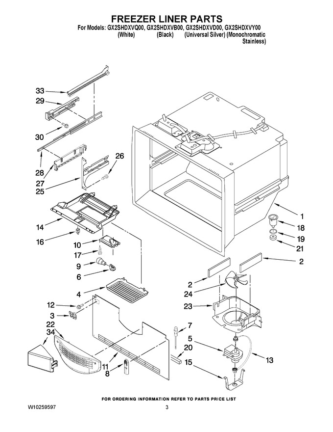 Diagram for GX2SHDXVY00