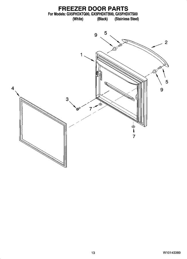 Diagram for GX5FHDXTS00