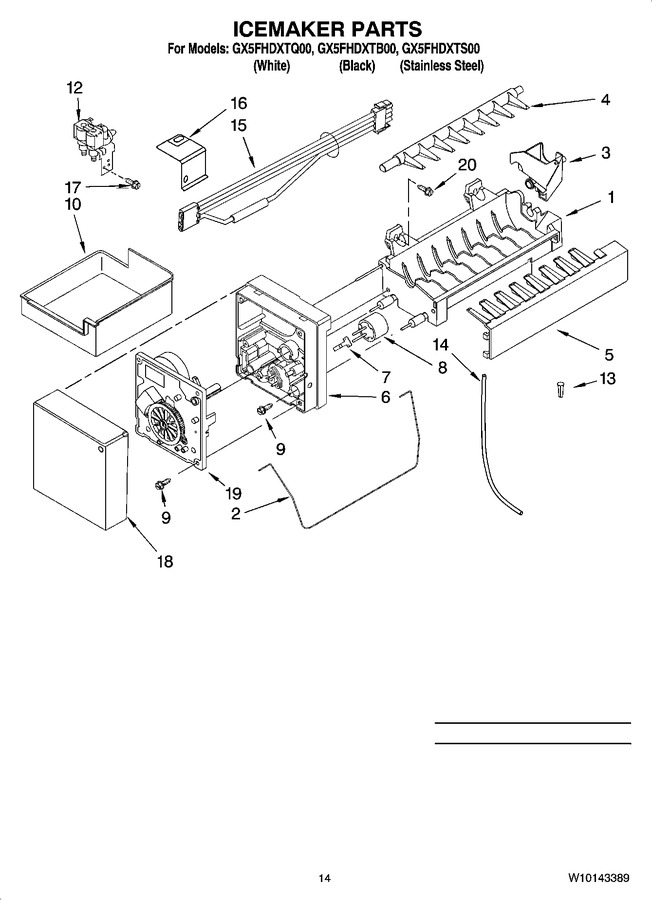 Diagram for GX5FHDXTQ00