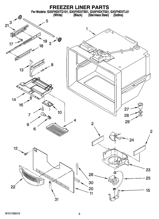 Diagram for GX5FHDXTS01