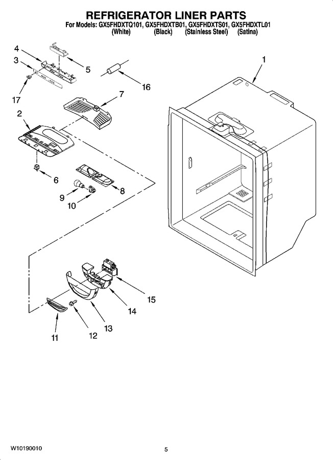 Diagram for GX5FHDXTL01