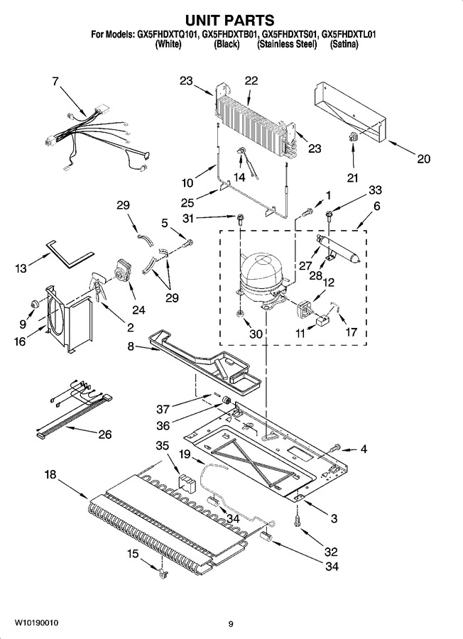 Diagram for GX5FHDXTS01