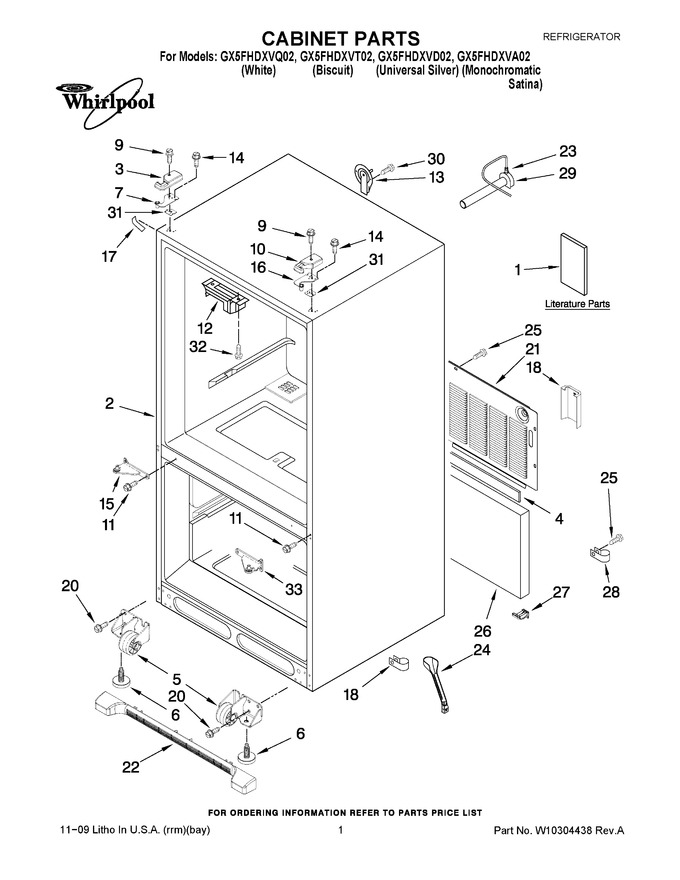 Diagram for GX5FHDXVQ02