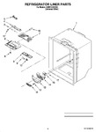 Diagram for 04 - Refrigerator Liner Parts