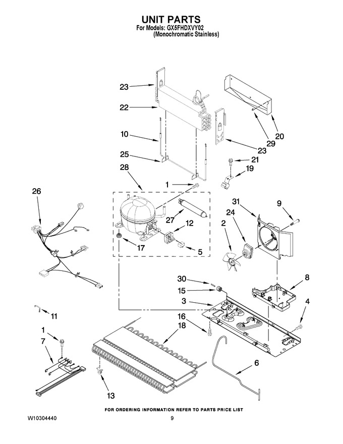 Diagram for GX5FHDXVY02