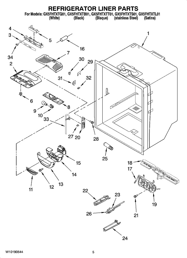 Diagram for GX5FHTXTB01
