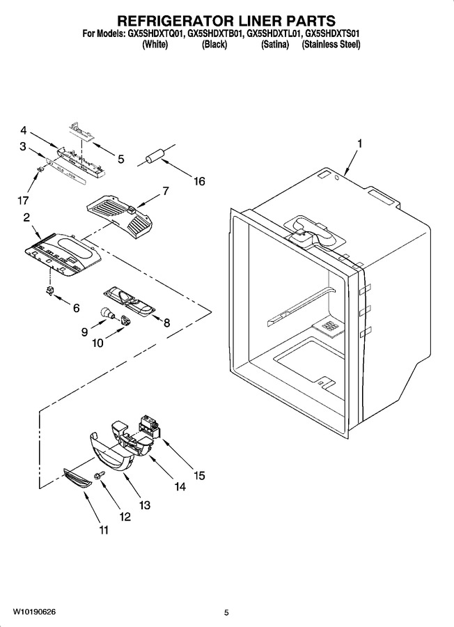 Diagram for GX5SHDXTB01