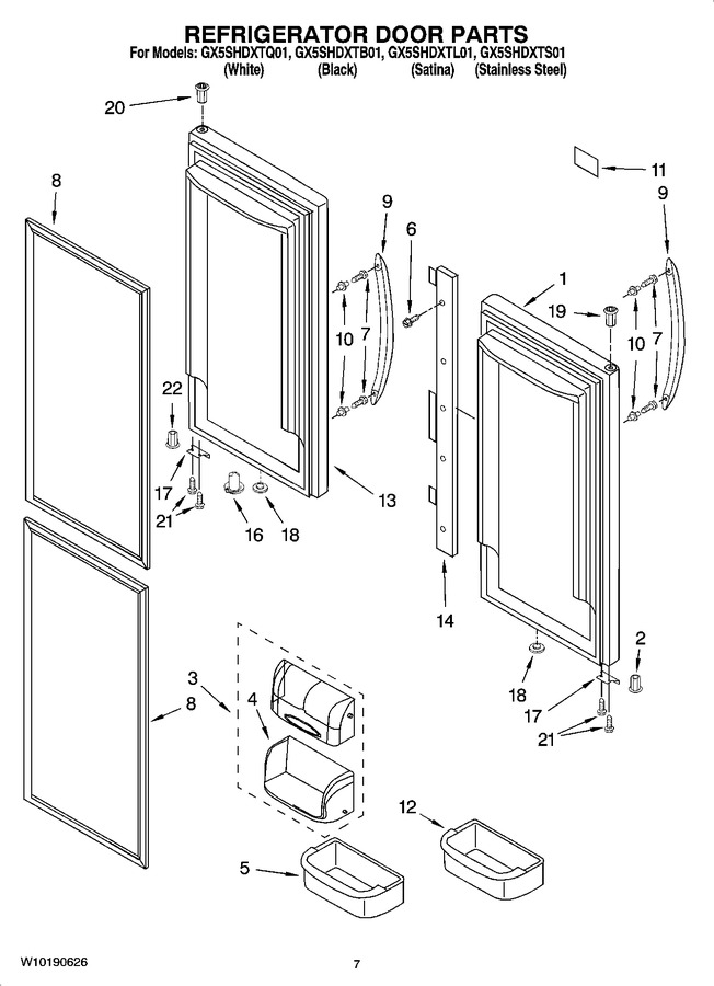 Diagram for GX5SHDXTQ01