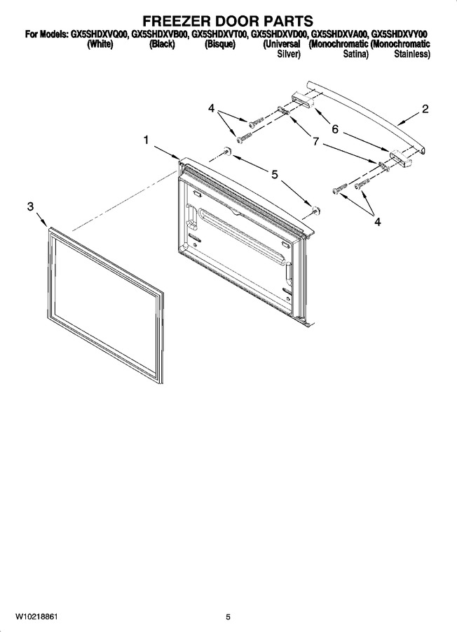 Diagram for GX5SHDXVY00