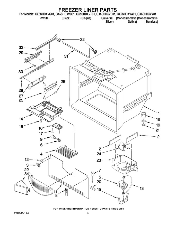 Diagram for GX5SHDXVD01