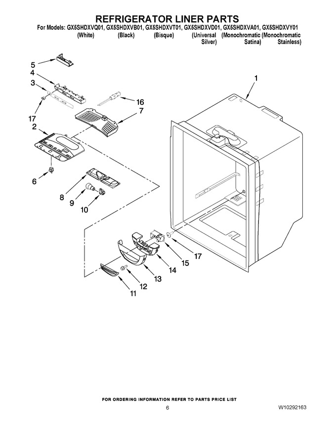 Diagram for GX5SHDXVD01