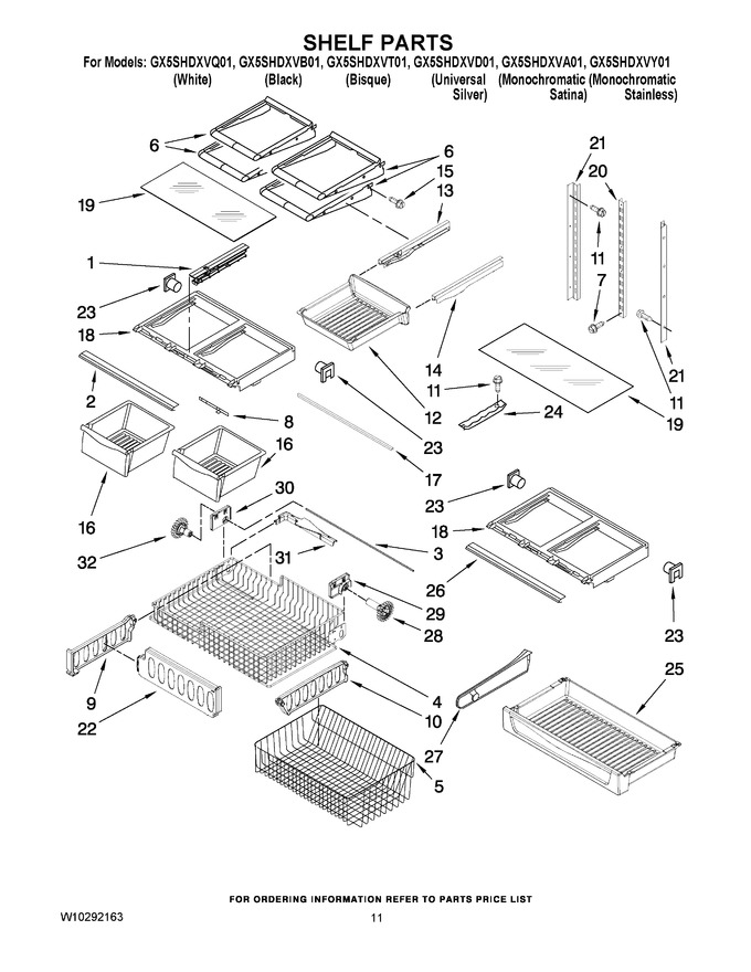 Diagram for GX5SHDXVD01