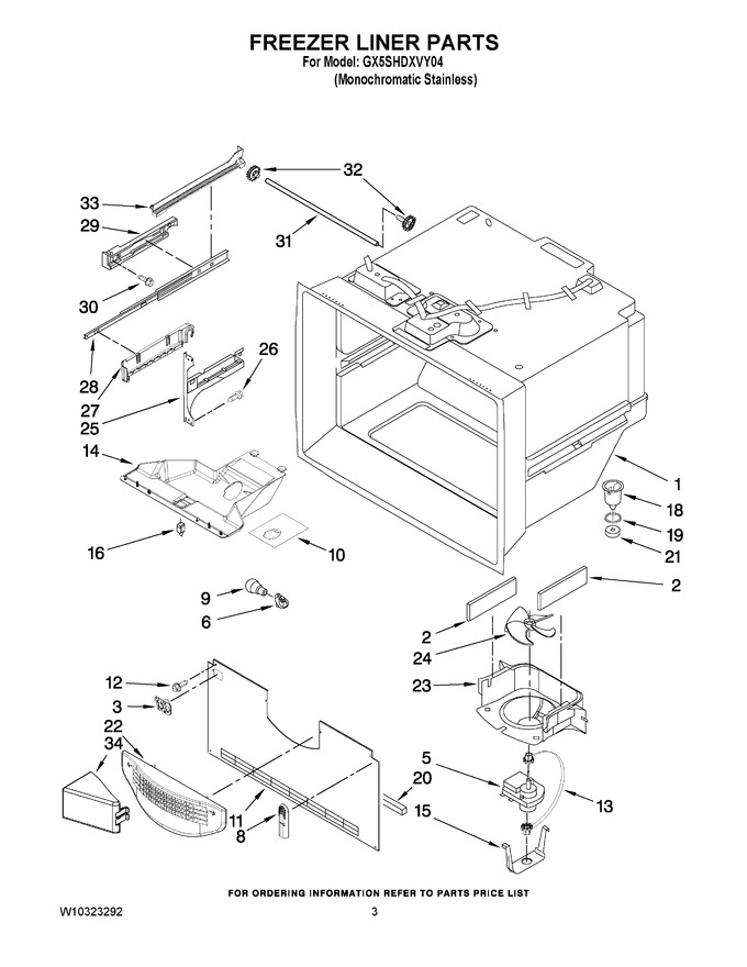 Diagram for GX5SHDXVY04
