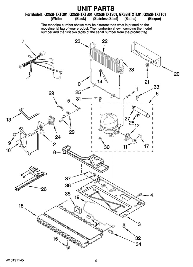 Diagram for GX5SHTXTS01