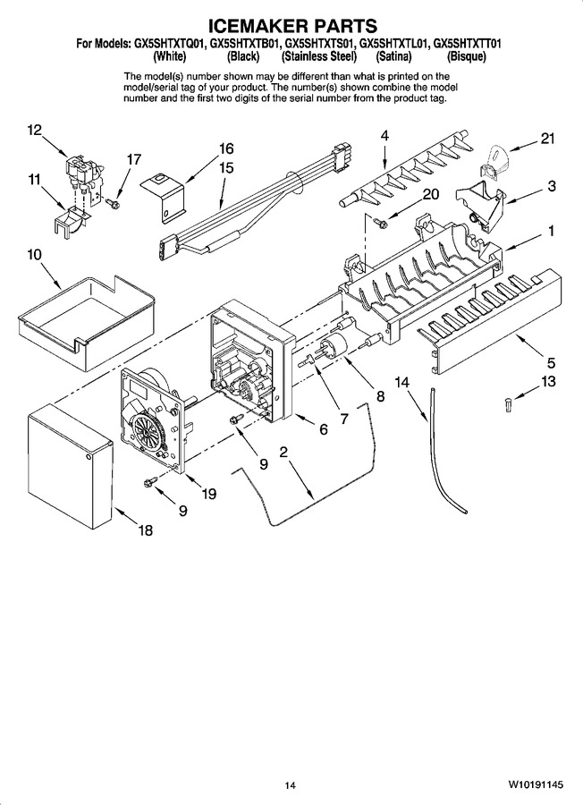 Diagram for GX5SHTXTS01