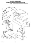 Diagram for 02 - Freezer Liner Parts