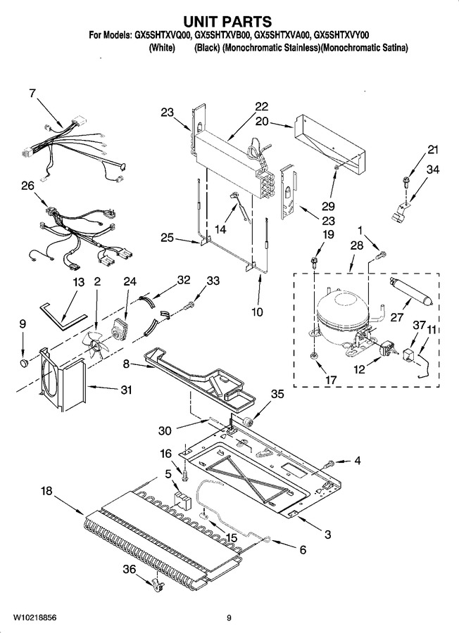 Diagram for GX5SHTXVA00