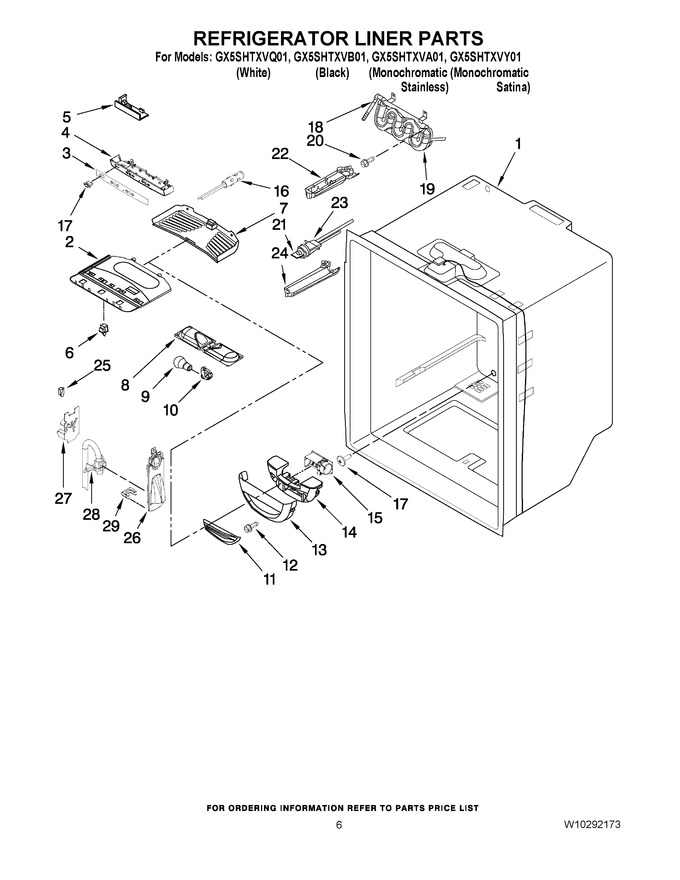 Diagram for GX5SHTXVY01