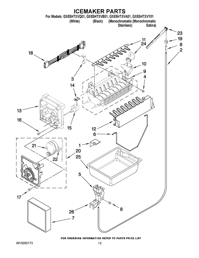 Diagram for GX5SHTXVY01