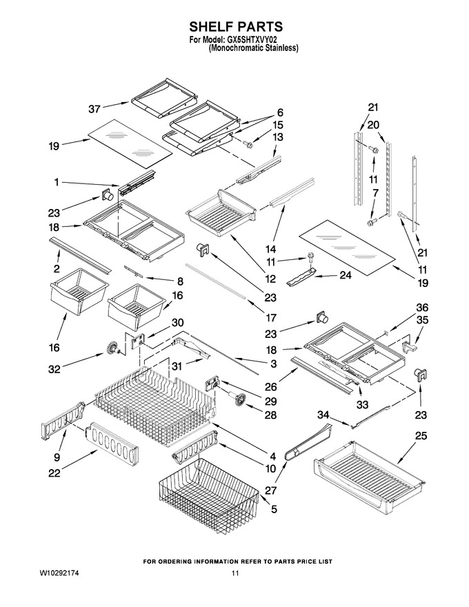 Diagram for GX5SHTXVY02